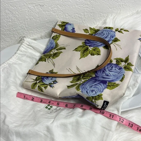 Kate Spade 1999 Vintage Blue Rose handbag - Picture 4 of 11
